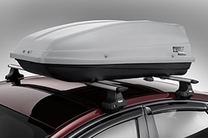 Vehicle with Rooftop Carrier Representing Exterior Accessories Category